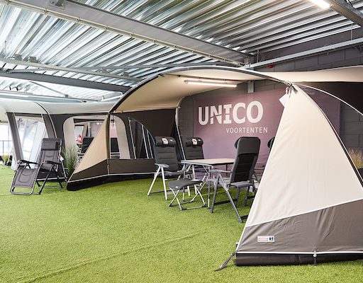 Legacy Verlammen Grote waanidee Unico tenten en luifels - Caravan Centrum Emmen