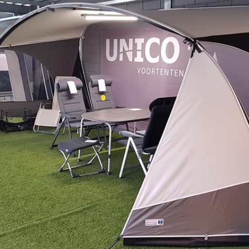 Caravan winkel voortenten